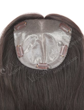 All Thin Skin Black Color Chinese Virgin Human Hair Toppers For Thinning Women WR-TC-088
