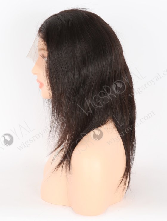 In Stock Brazilian Virgin Hair 12" Straight Natural Color Full Lace Wig FLW-04005-26485