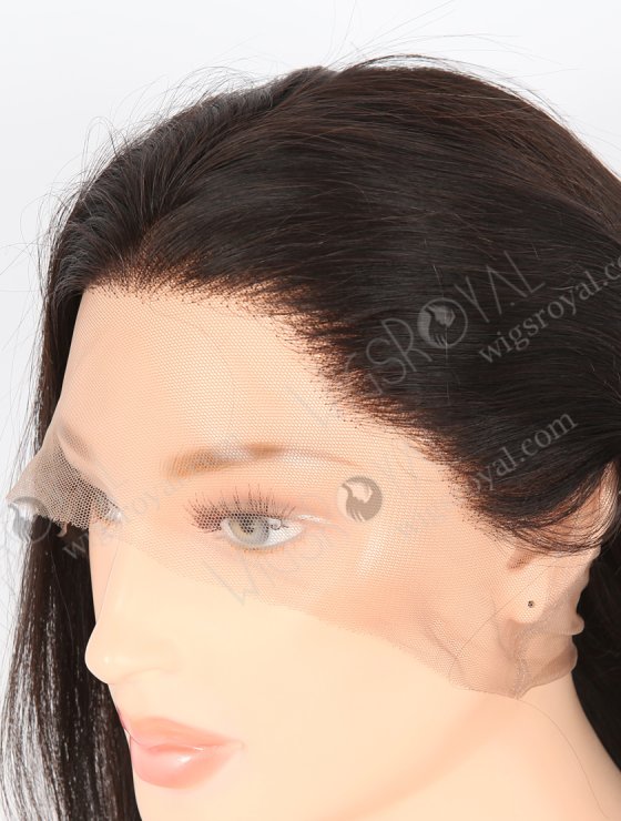 In Stock Indian Remy Hair 18" Natural Straight Natural Color Full Lace Wig FLW-01336-26550