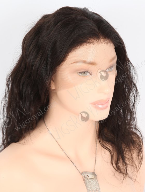 In Stock Brazilian Virgin Hair 14" Natural Wave Natural Color Full Lace Wig FLW-04009-26571