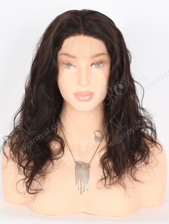 In Stock Brazilian Virgin Hair 14" Natural Wave Natural Color Full Lace Wig FLW-04013-26577
