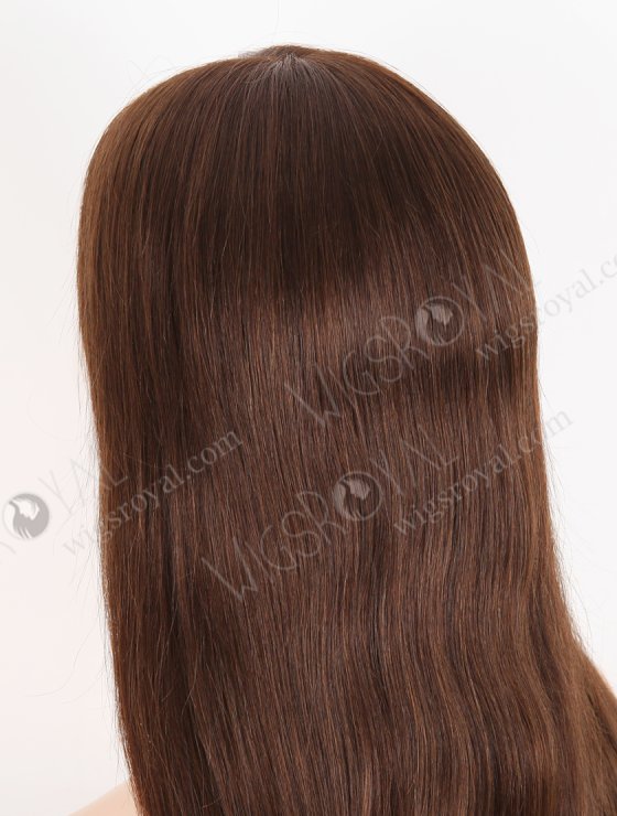 Most Natural Looking Glueless HD Lace Front Wigs | High Quality 16 Inch Straight Brown Human Hair Wigs RLF-08044-27407