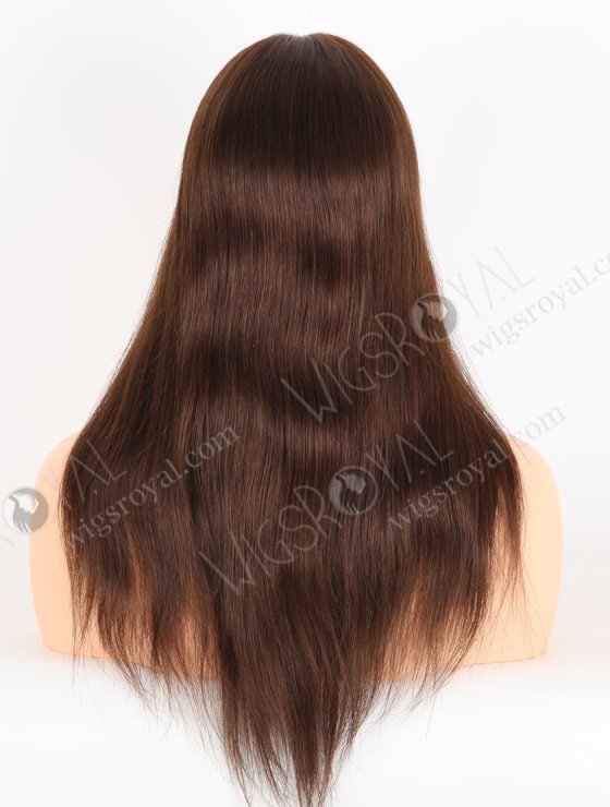 Most Natural Looking Glueless HD Lace Front Wigs | High Quality 16 Inch Straight Brown Human Hair Wigs RLF-08044-27408