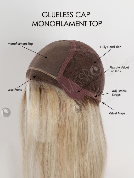 Face-Framing Highlight Hairline Monofilament Top Glueless Wig GLM-08003-28128