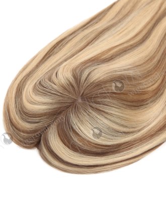 European Virgin Human Hair Pieces Silk Base Lace Topper for White Women WR-TC-101