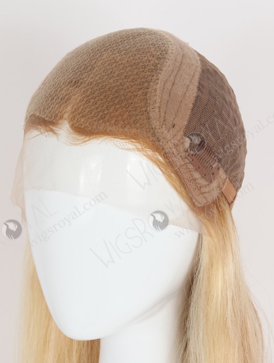 Undetectable 20 Inch European Hair Small Cap Size Brown Roots Long Blonde Lace Front Wig for Caucasian Women RLF-08069-28262