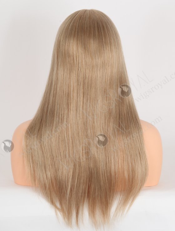 Super Natural Hair Parting Hidden Knot Silk Top Full Lace Wig | In Stock European Virgin Hair 18" Straight 8a#/60# Blended Color Lace Front Wig RLF-08064-28405