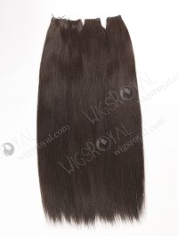 Luxury Seamless Genius Weft Hair Extensions 18 Inch Darkest Brown Color European Hair SGW-08003
