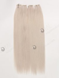 In Stock Europen Virgin Hair 18" Straight White Color Genius Weft SGW-08009