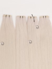 In Stock Europen Virgin Hair 22" Straight White Color Genius Weft SGW-08010