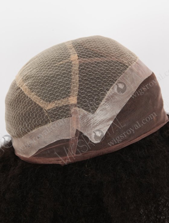 High Density 200% Brazilian Virgin Natural Color Afro Curl Silk Top With PU Full Lace Wig WR-ST-060-29548