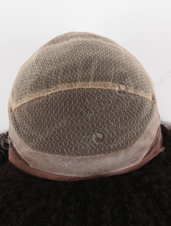 High Density 200% Brazilian Virgin Natural Color Afro Curl Silk Top With PU Full Lace Wig WR-ST-060-29549