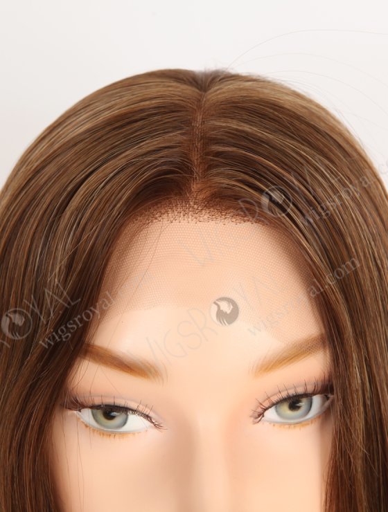 VIVIAN HD Lace Front Wig - 16 Inch European Virgin Human Hair 3/6/8# Highlights Stunning Brown Color RLF-08081-29836
