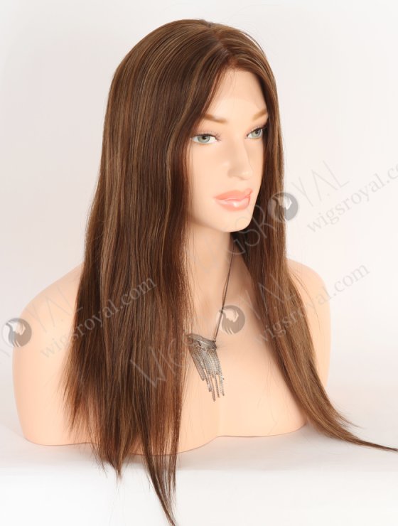 VIVIAN HD Lace Front Wig - 16 Inch European Virgin Human Hair 3/6/8# Highlights Stunning Brown Color RLF-08081-29841