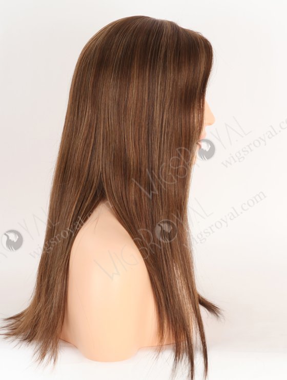 VIVIAN HD Lace Front Wig - 16 Inch European Virgin Human Hair 3/6/8# Highlights Stunning Brown Color RLF-08081-29842