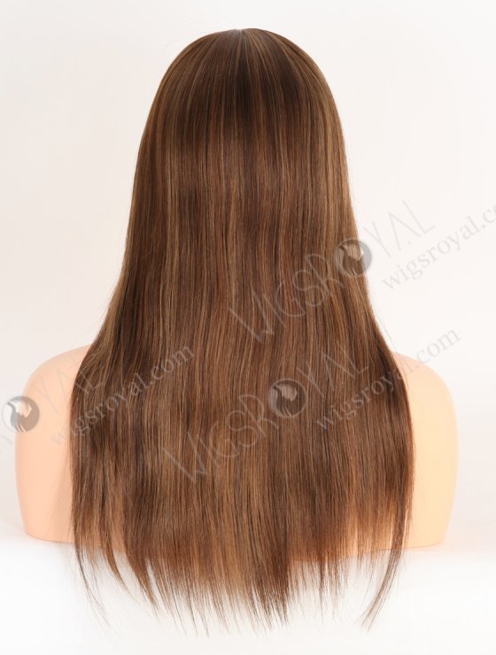 VIVIAN HD Lace Front Wig - 16 Inch European Virgin Human Hair 3/6/8# Highlights Stunning Brown Color RLF-08081-29846