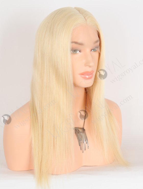 Premium Qualiry Silk Top Blonde Wig 16 Inch 613 Soft and Thin European Hair Wigs for Small Heads STW-821-30084