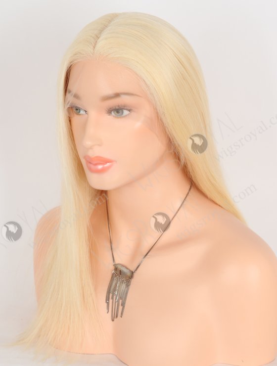 Premium Qualiry Silk Top Blonde Wig 16 Inch 613 Soft and Thin European Hair Wigs for Small Heads STW-821-30087