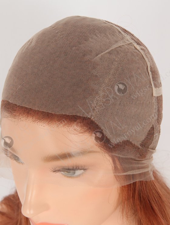 Reddish Brown Color Silk Base Invisible Knots Hand Tied Full Lace Wigs WR-ST-063-30303