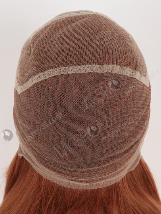 Reddish Brown Color Silk Base Invisible Knots Hand Tied Full Lace Wigs WR-ST-063-30306