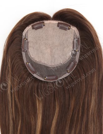 Gorgerous Human Hair Hidden Crown Topper For Thinning Hair Topper-110