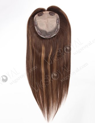 Gorgerous Human Hair Hidden Crown Topper For Thinning Hair Topper-110