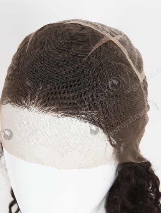 Hidden Invisible Strap Adjustable Drawstring Full Lace Wigs With Pre Plucked Hairline WR-LW-142-30362