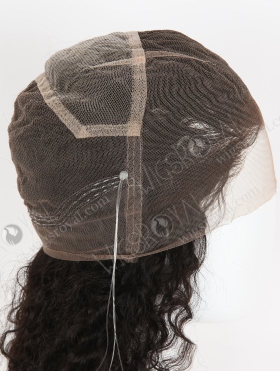 Hidden Invisible Strap Adjustable Drawstring Full Lace Wigs With Pre Plucked Hairline WR-LW-142-30369