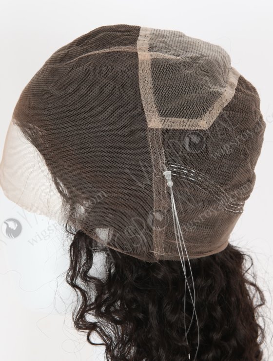 Hidden Invisible Strap Adjustable Drawstring Full Lace Wigs With Pre Plucked Hairline WR-LW-142-30372