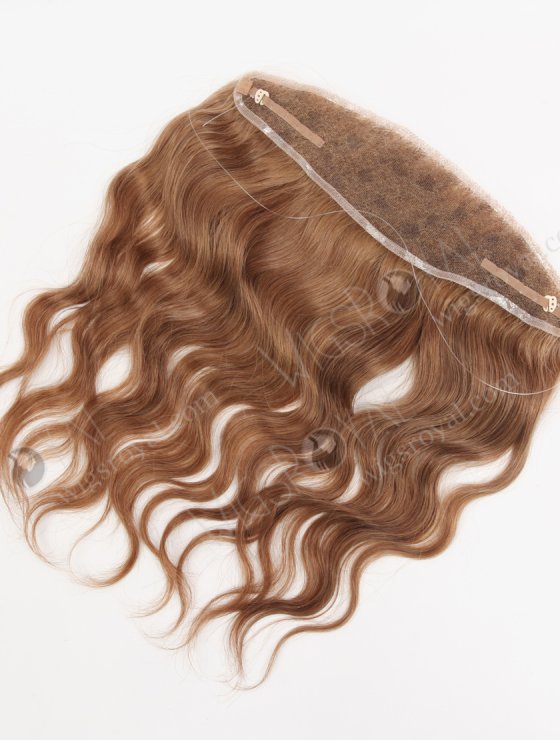 Light Brown Highlight Color Human Hair Invisible Fish Wire With Hooks Lace Frontal WR-LF-024-30431