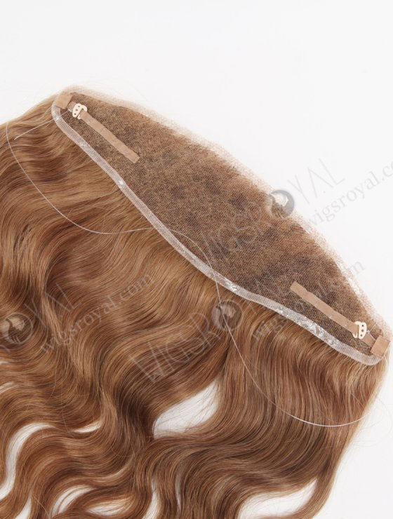 Light Brown Highlight Color Human Hair Invisible Fish Wire With Hooks Lace Frontal WR-LF-024-30433