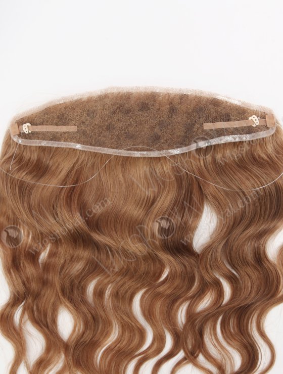 Light Brown Highlight Color Human Hair Invisible Fish Wire With Hooks Lace Frontal WR-LF-024-30432
