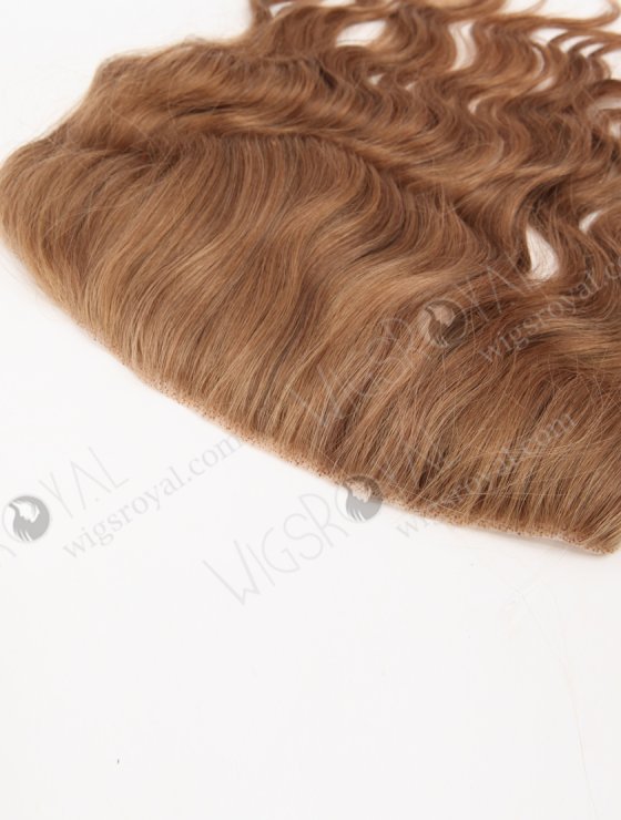Light Brown Highlight Color Human Hair Invisible Fish Wire With Hooks Lace Frontal WR-LF-024-30436
