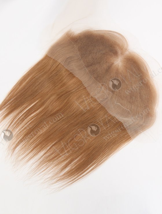 Cuticle Aligned Raw Light Brown Human Hair Lace Frontal For Thinning Hair WR-LF-023-30422