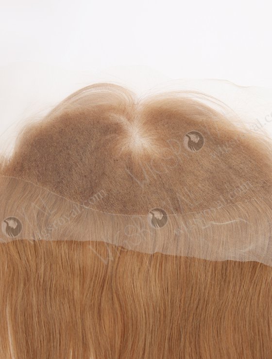 Cuticle Aligned Raw Light Brown Human Hair Lace Frontal For Thinning Hair WR-LF-023-30424