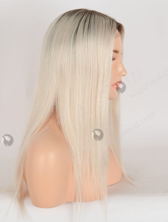 In Stock European Virgin Hair 16" Straight T9/white Color Silk Top Gripper Wig GRP-08123-31005