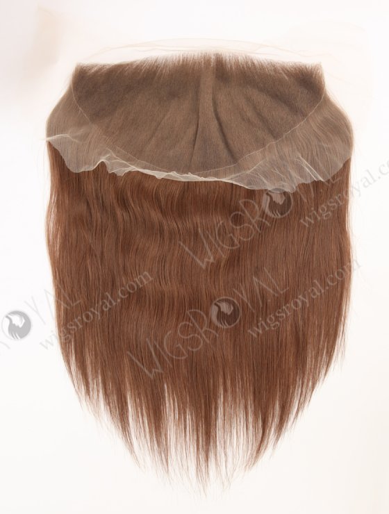 Pure Light Brown Brazilian Virgin Human Hair Full Swiss Lace Frontal WR-LF-025-31609