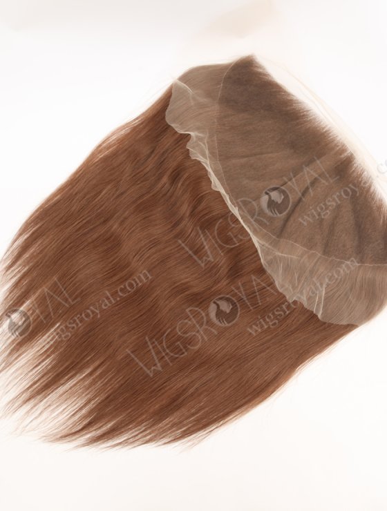 Pure Light Brown Brazilian Virgin Human Hair Full Swiss Lace Frontal WR-LF-025-31616