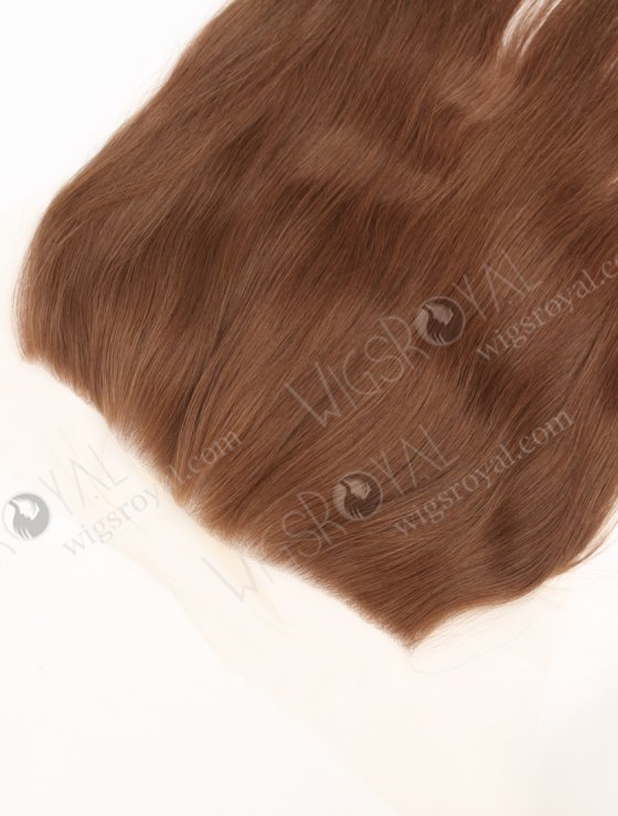 Pure Light Brown Brazilian Virgin Human Hair Full Swiss Lace Frontal WR-LF-025-31611