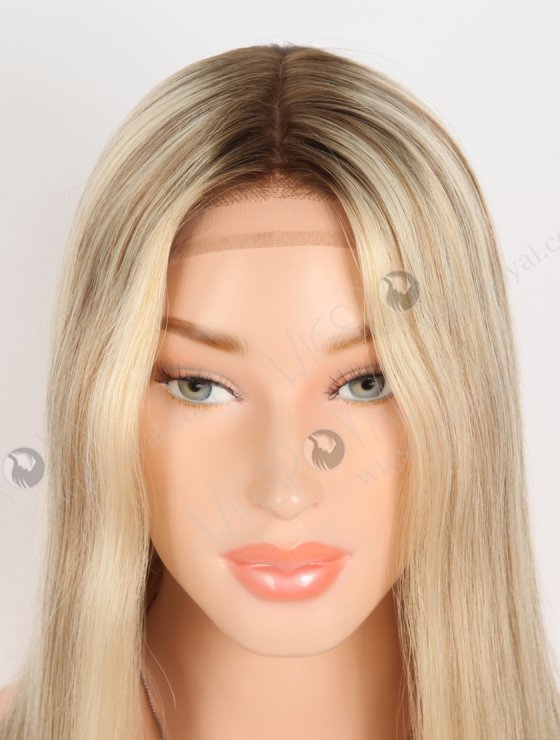In Stock European Virgin Hair 16" Straight T9/22#/9# Highlights Color Silk Top Gripper Wig GRP-08126-31720