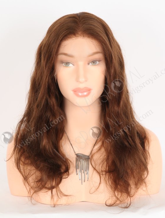 16" Body Wave Full Lace Wig 4# Color Dark Brown Wig FLW-01286