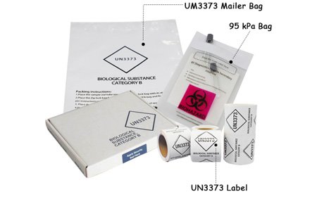 Packaging and transport requirements for patient samples -- UN3373