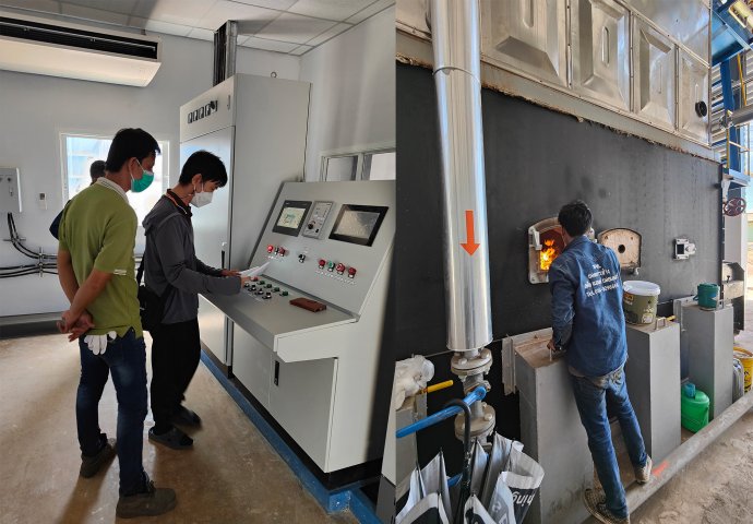 15T/h Coal Fired Steam Boiler For Food Industry in Thailand