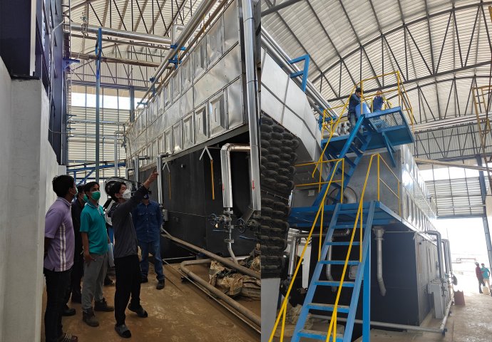 15T/h Coal Fired Steam Boiler For Food Industry in Thailand