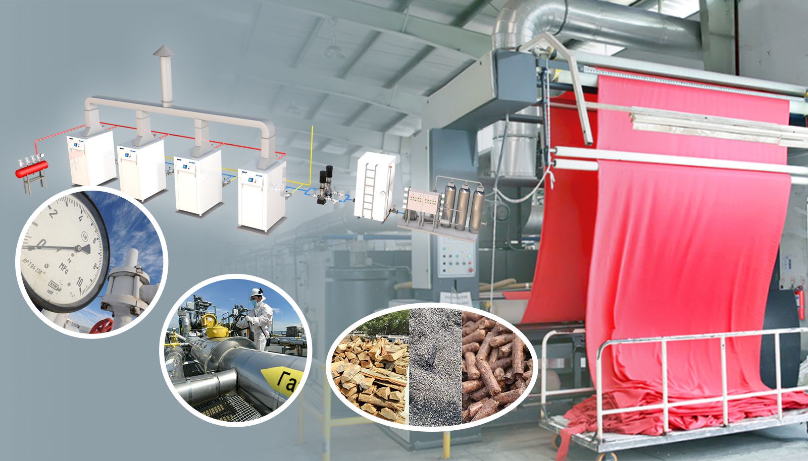 boiler story about printing and dyeing industry