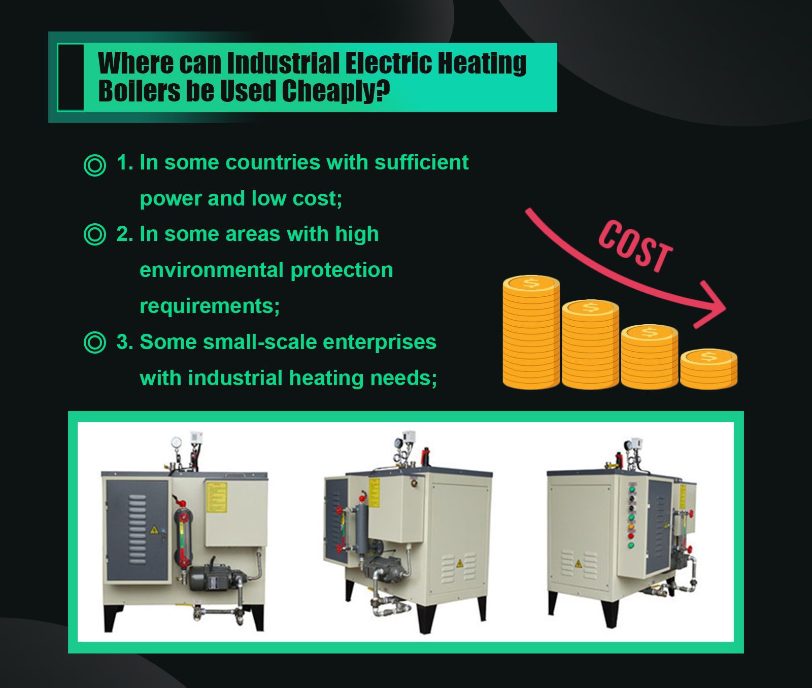 Where can Industrial Electric Heating Boilers be Used Cheaply?