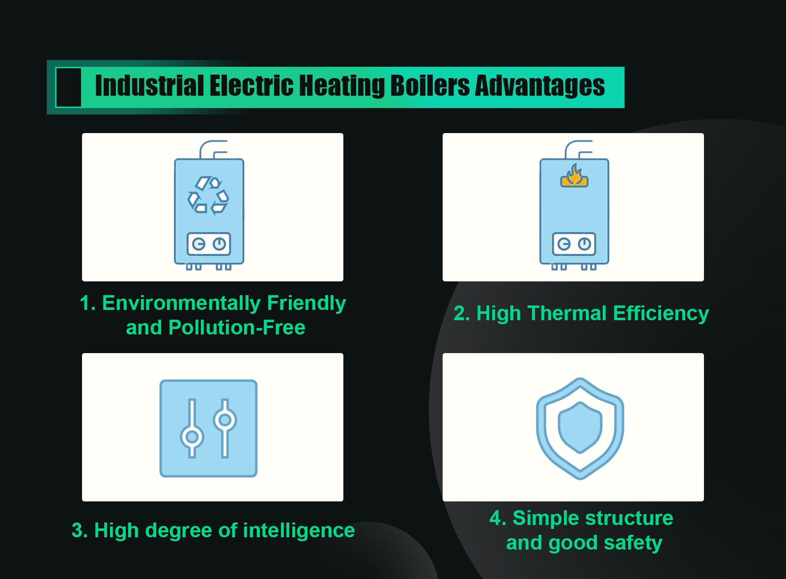 Industrial Electric Heating Boilers Advantages