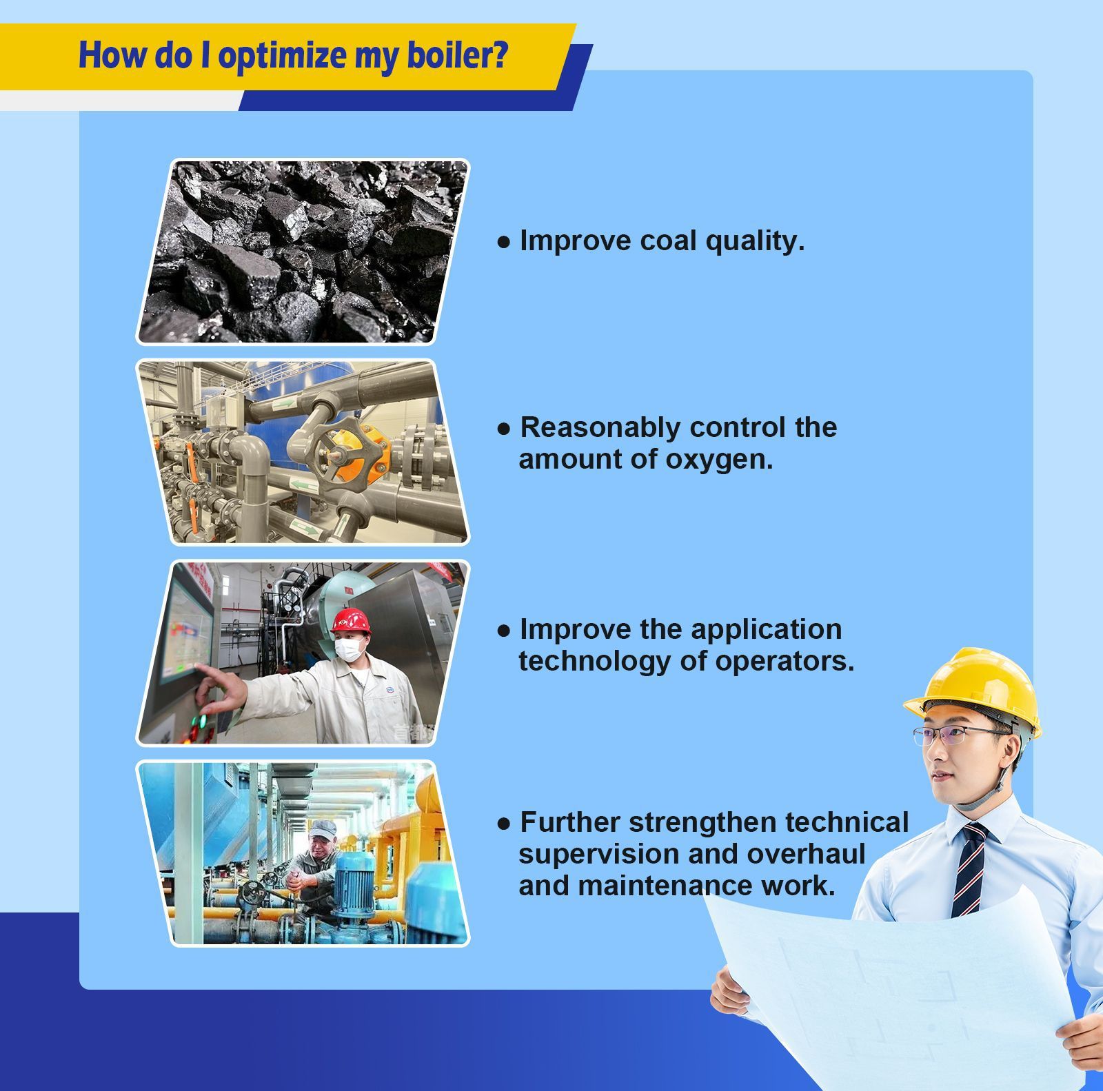 How do I optimize my boiler?