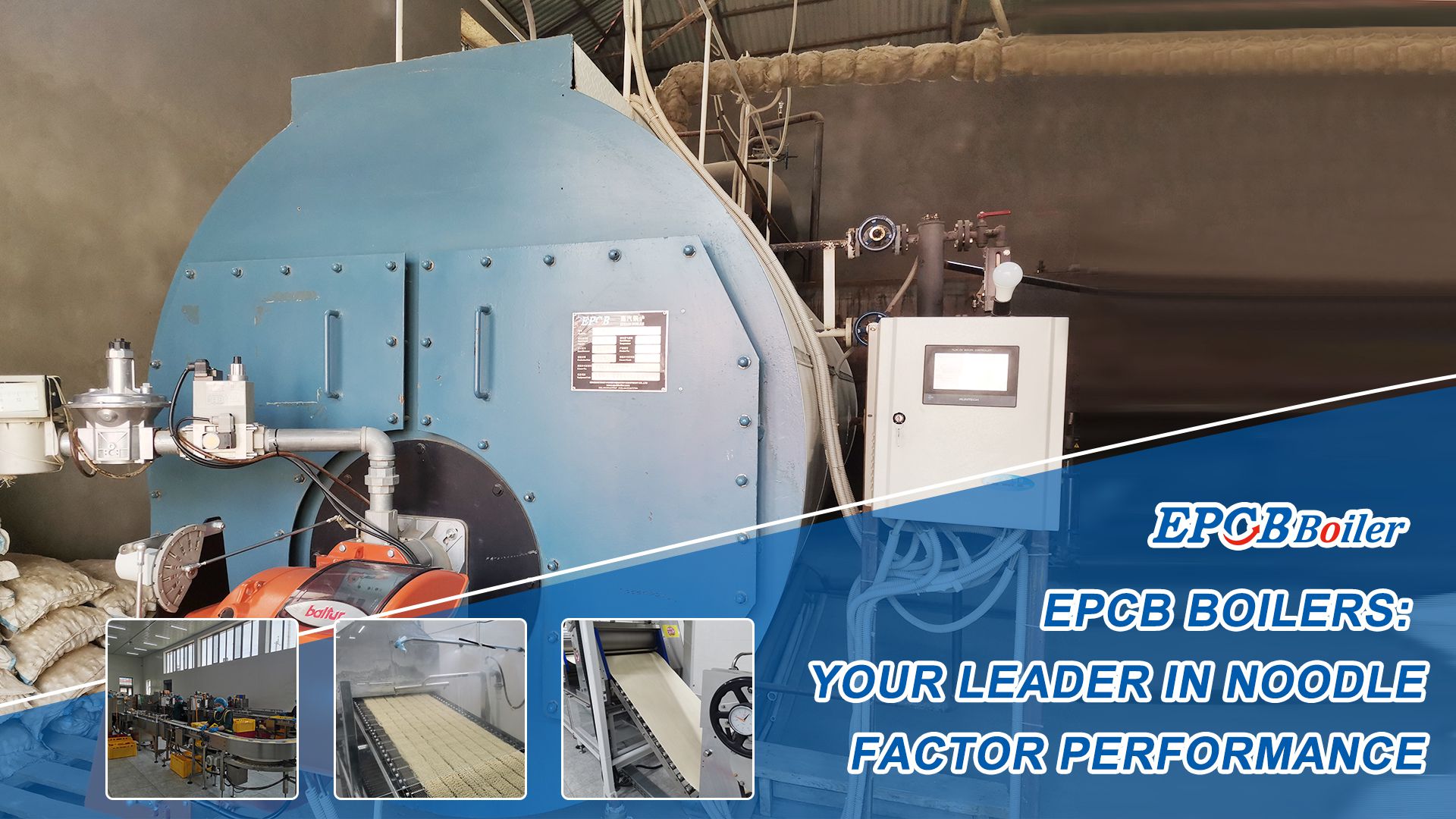 3 T/h Gas Fired Boileqr For A Instant Noodle Factory