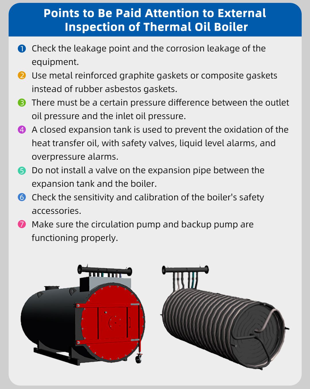 Points to Be Paid Attention to External Inspection of Thermal Oil Boiler